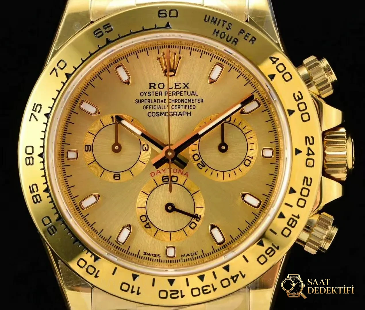 N Factory Yeni Rolex Daytona Yeşil-Altın 4130 Mekanizmalı 116508 Replika Saat İncelemesi - Arka Kapak ve Mekanizma Detayı