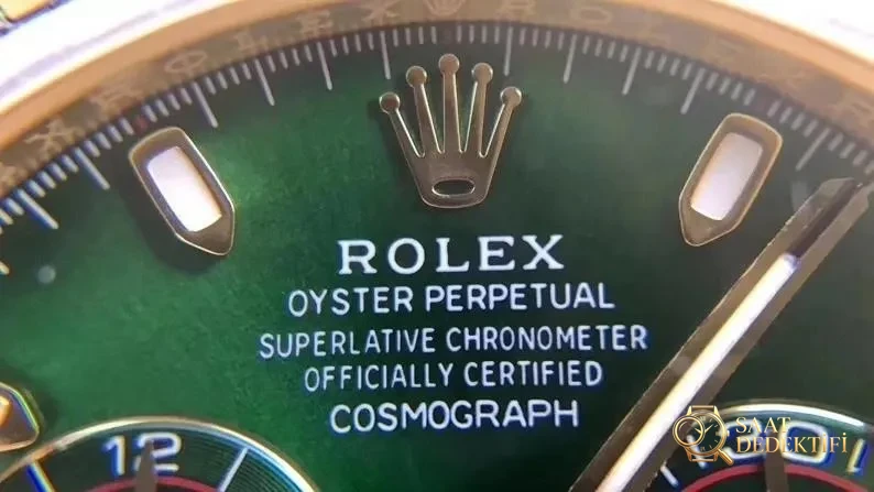 N Factory Yeni Rolex Daytona Yeşil-Altın 4130 Mekanizmalı 116508 Replika Saat İncelemesi - Mekanizma Zemberek ve Balans Detayı