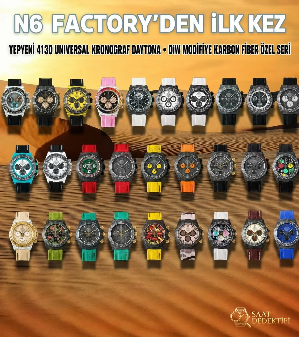Rolex Replika Saat İncelemesi - Ön Görünüm ve Kasa Tasarımı
