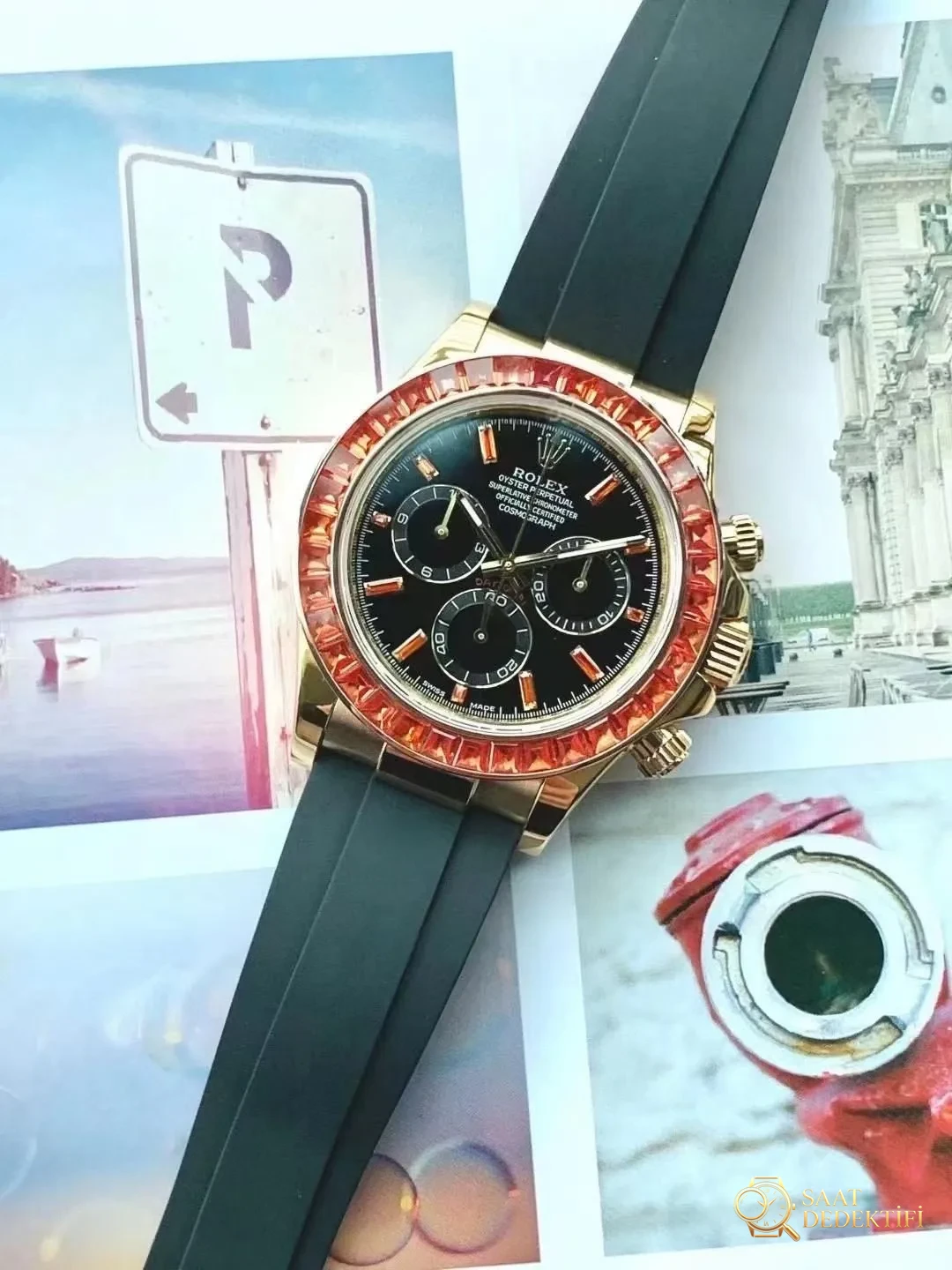 N6 Factory Daytona Pumpkin VIP Gizli Modifiye Replikasının Kalitesi Nasıl? - Arka Kapak ve Mekanizma Detayı