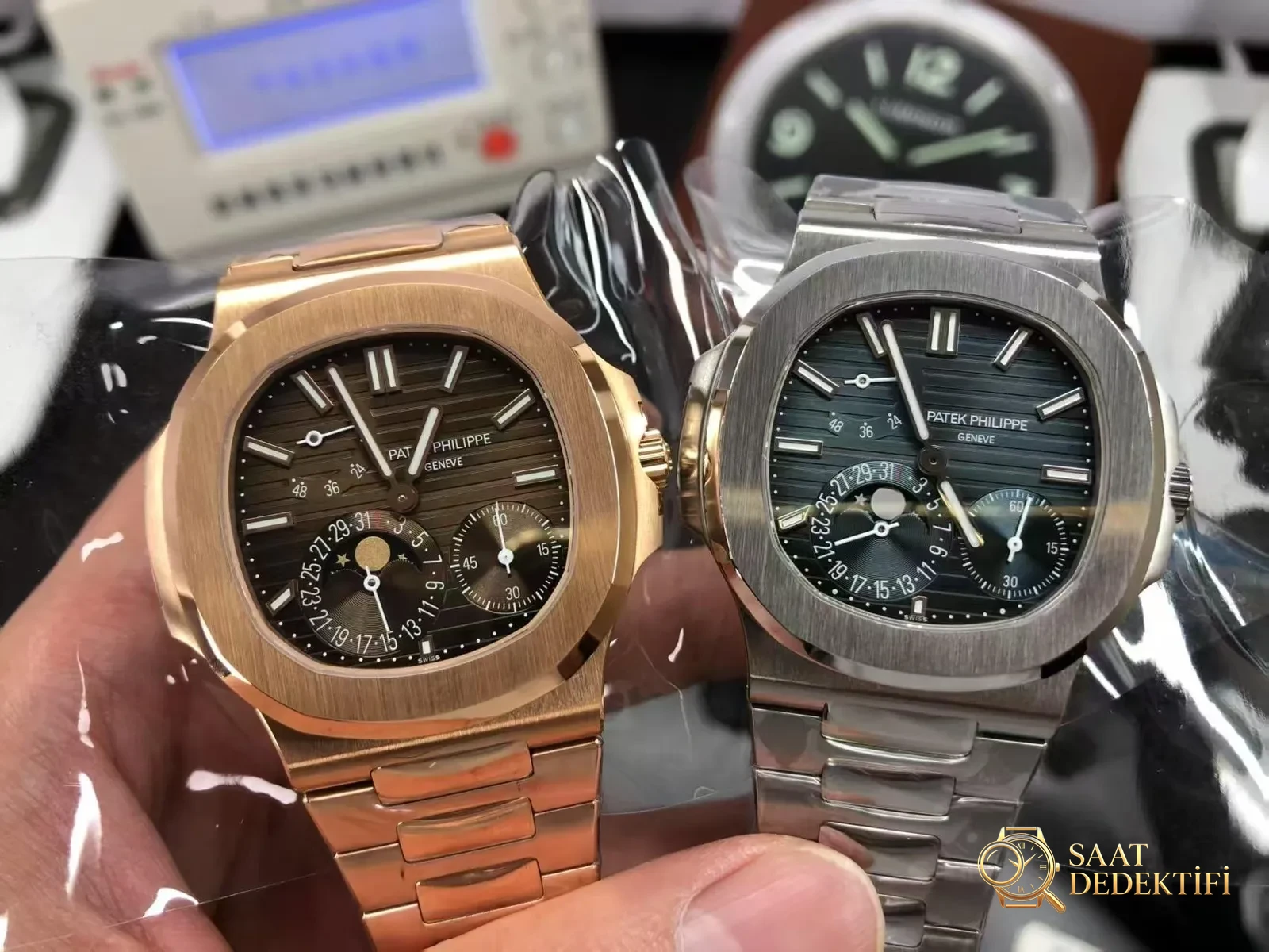 Nautilus 5712 Ome vs Ppf Karşılaştırması - Ön Görünüm ve Kasa Tasarımı
