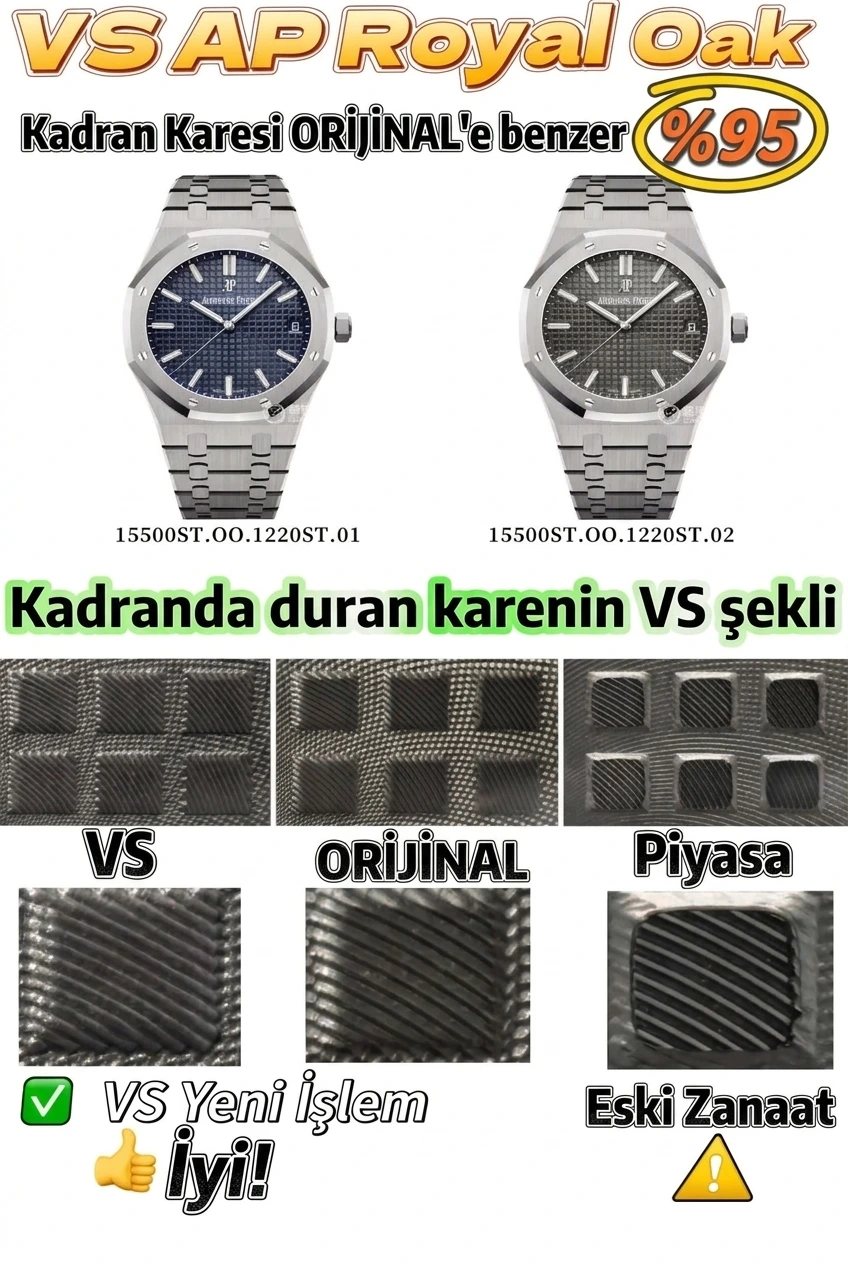 Nihai 2026 İncelemesi: VSF AP Royal Oak 15500 (Dandong 4302) Piyasaya Neden Damga Vuruyor - Kasa Profili ve Kurma Kolu İncelemesi
