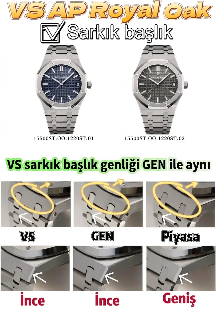 Nihai 2026 İncelemesi: VSF AP Royal Oak 15500 (Dandong 4302) Piyasaya Neden Damga Vuruyor - Bilezik, Toka ve Klips Mekanizması