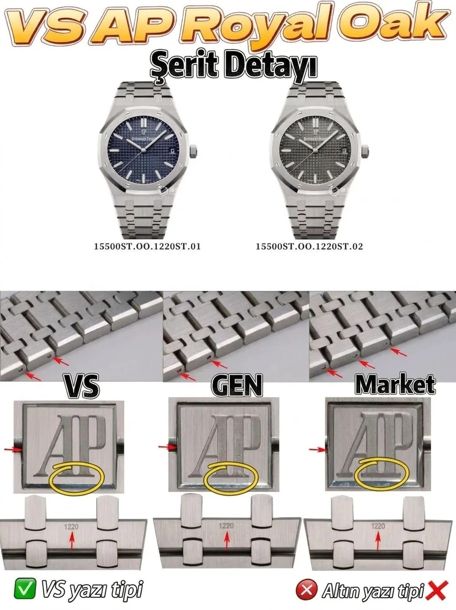 Nihai 2026 İncelemesi: VSF AP Royal Oak 15500 (Dandong 4302) Piyasaya Neden Damga Vuruyor - Fosfor ve Super-LumiNova Gece Görünümü