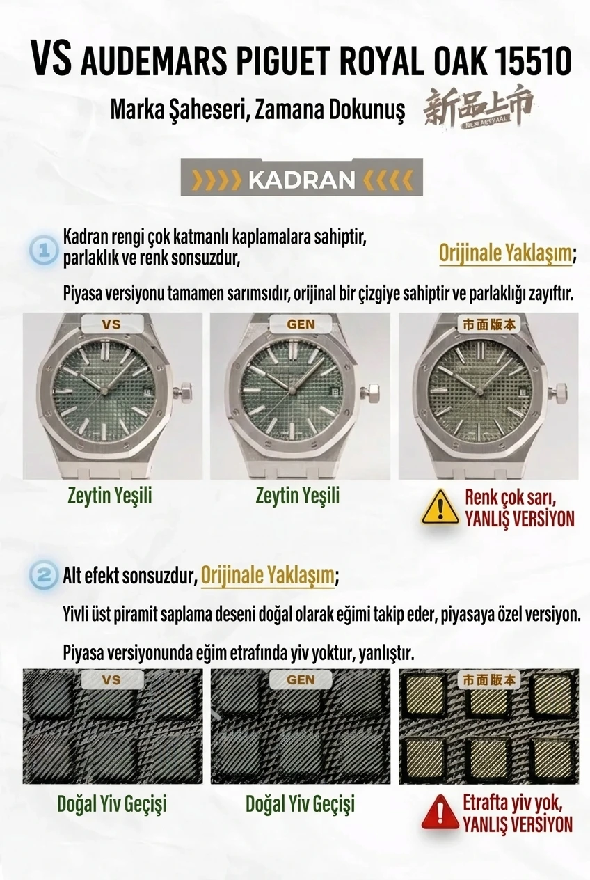 Recensione Ultimate VS Factory Audemars Piguet Royal Oak 15510: nuovo standard Super Clone: cinturino, chiusura e meccanismo a clip