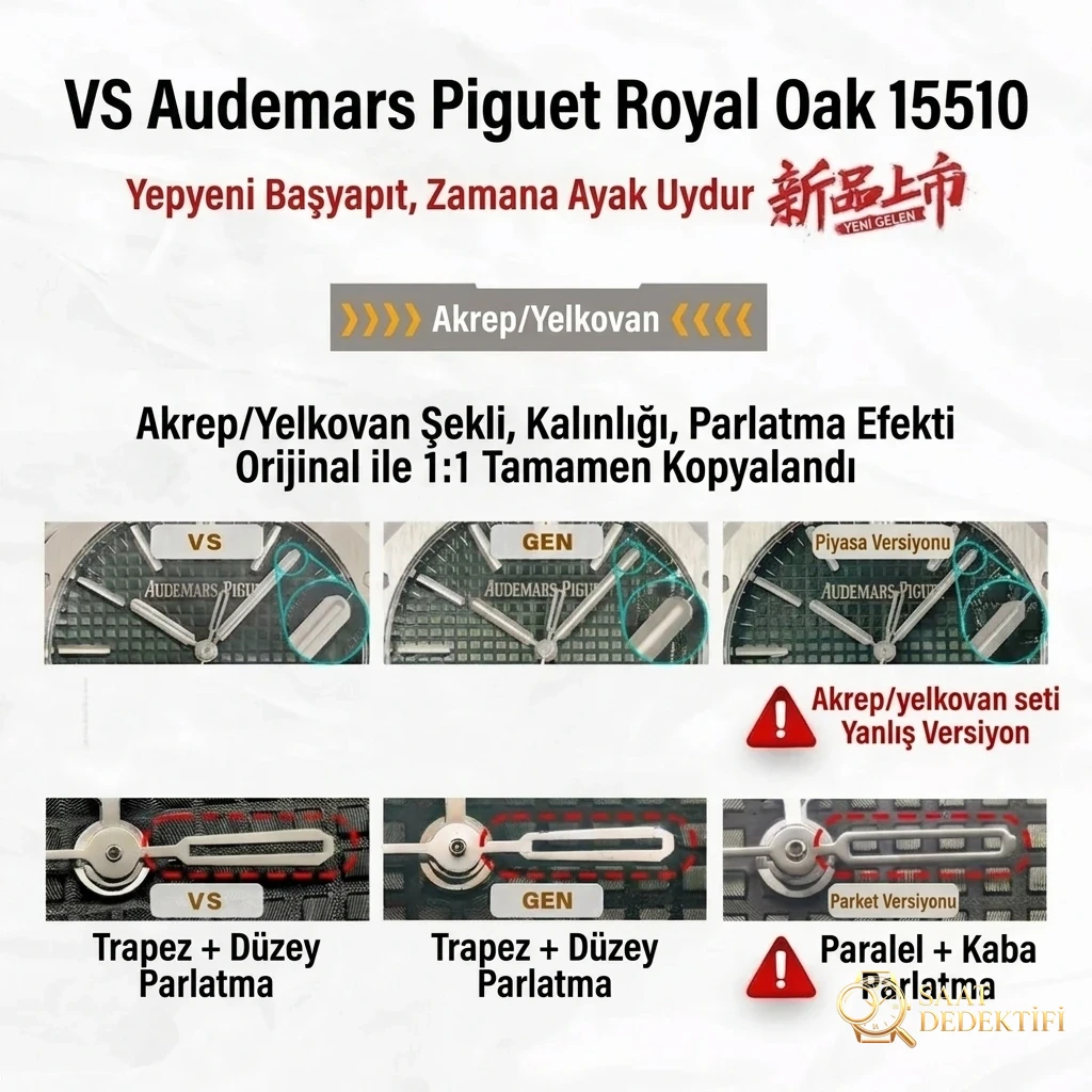 Recensione Ultimate VS Factory Audemars Piguet Royal Oak 15510: il nuovo standard Super Clone - Quadrante macro e lavorazione degli indici
