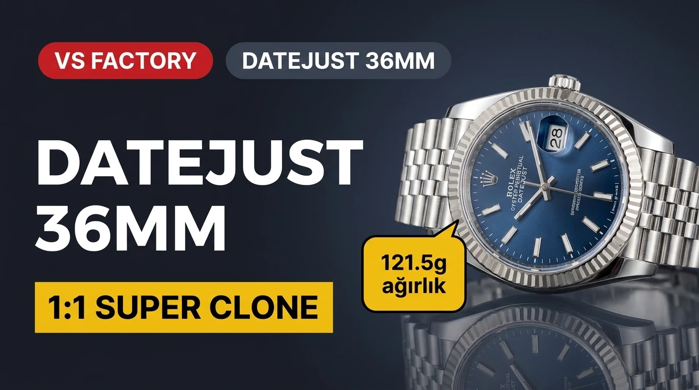 Ultimate VS Factory Rolex Datejust 36 mm V2 im Test: 121,5 g, makelloser Super-Klon