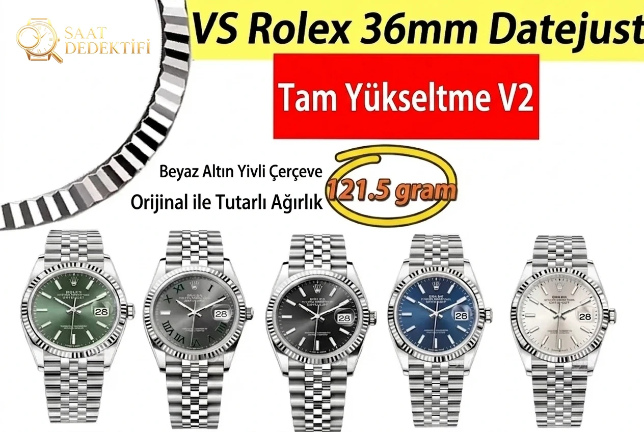 Ultimate VS Factory Rolex Datejust 36 mm V2 im Test: 121,5 g, makelloser Super-Klon
