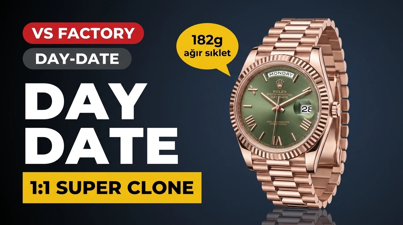 Ultimate VS Factory (VSF) Rolex Day-Date Bewertung: 182 g schwerer 1:1 Super Clone
