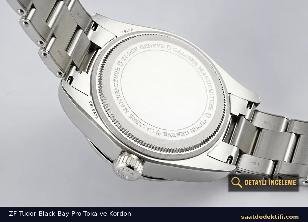 ZF Factory Tudor Black Bay Pro toka ve kordon görünümü