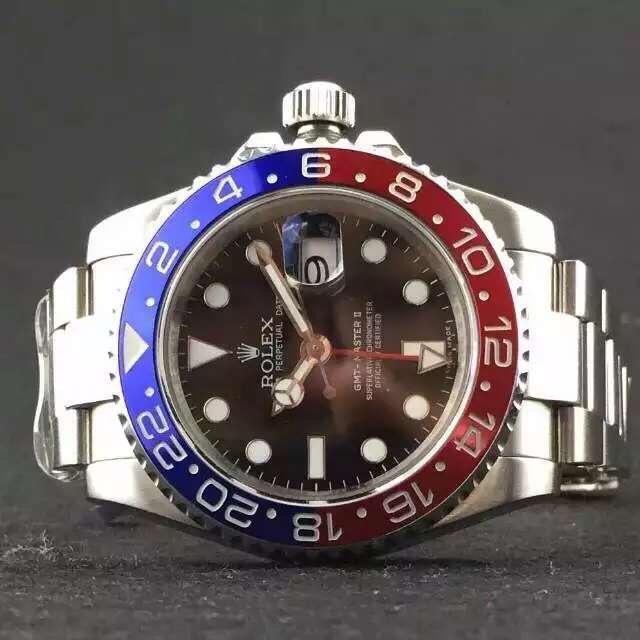 Rolex GMT Master II Replika Mavi Kırmızı