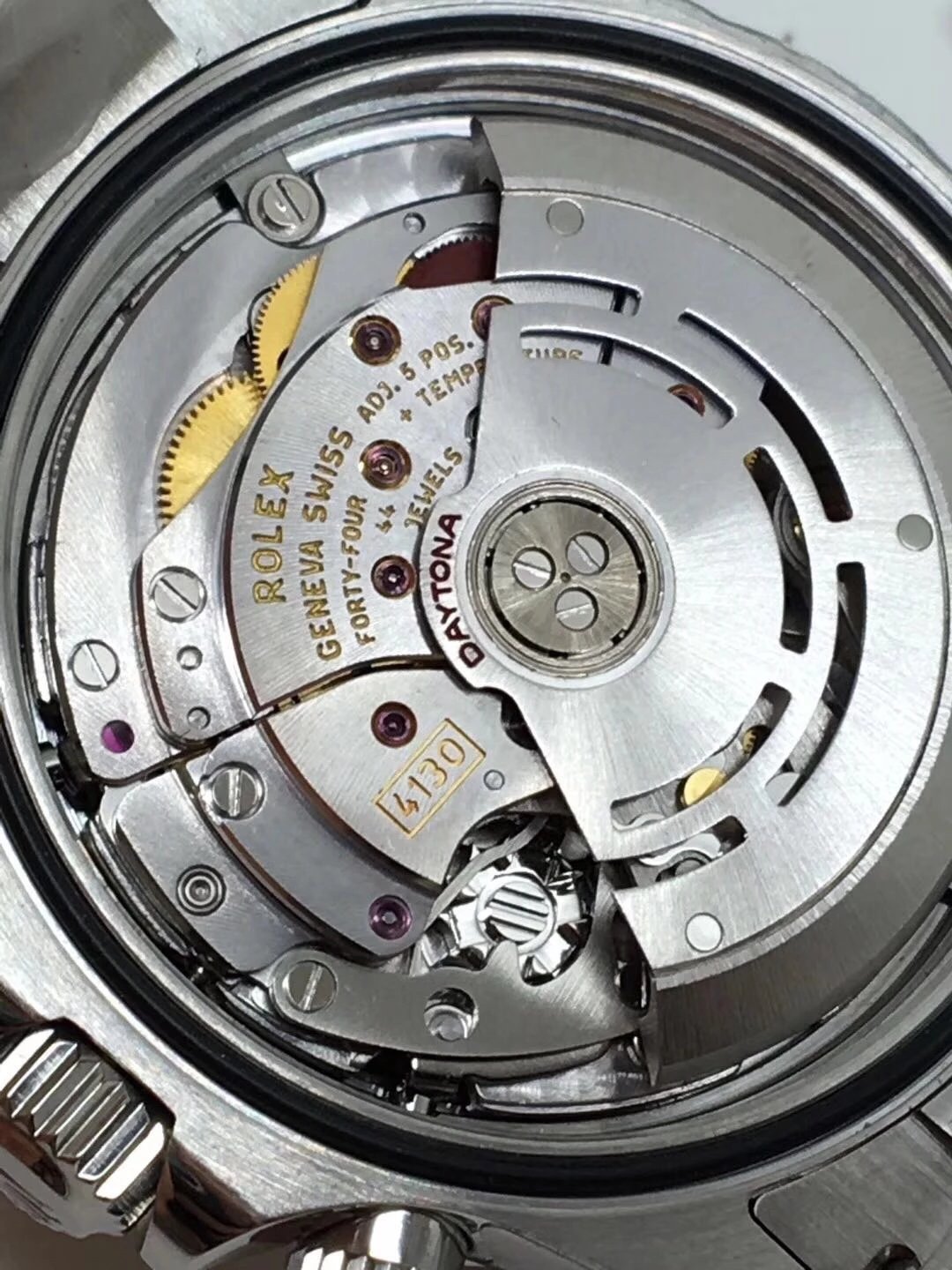 Rolex Daytona 4130 Mekanizma Gravürler