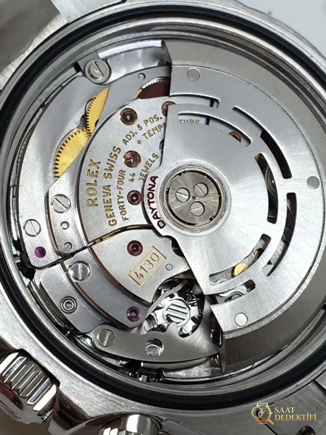 Rolex Daytona 4130 Movement Engravings