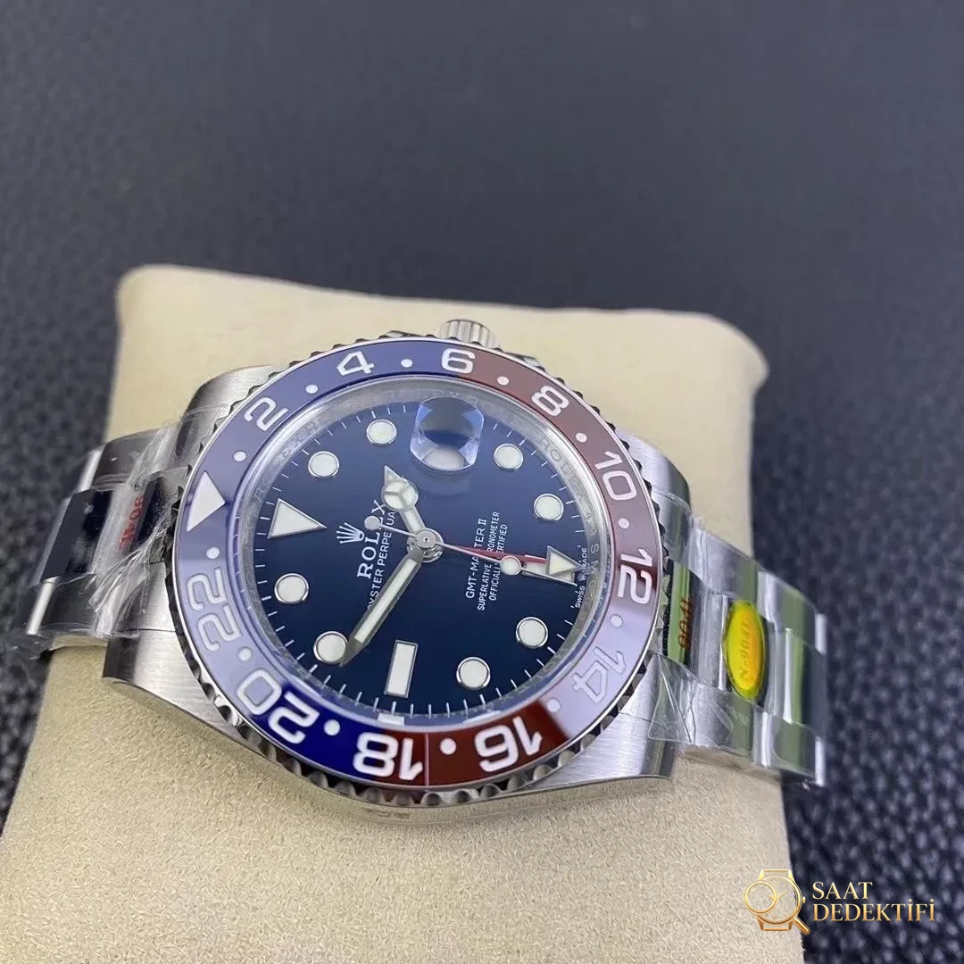Replika Rolex GMT-Master Mavi Seramik