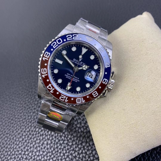 Replika Rolex GMT-Master Mavi Kadran