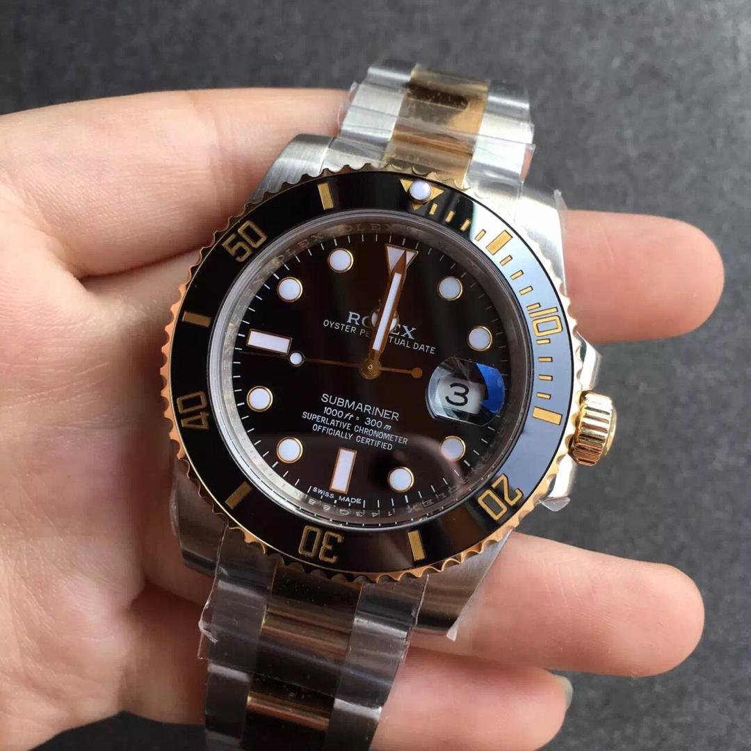 Replika Rolex Submariner 116613LN İki Renk