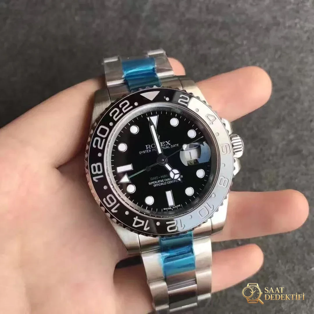 Réplique Rolex GMT Master II 116710LN lunette noire