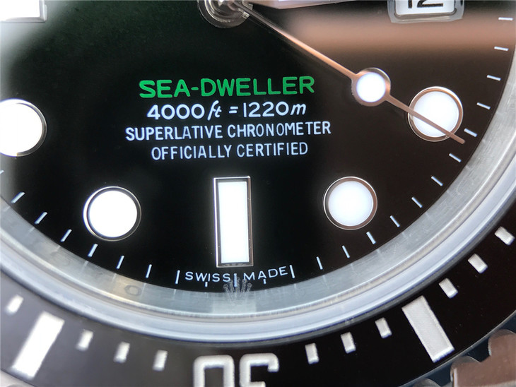 Rolex Sea-Dweller D-Green Tiny Kurma Kolu