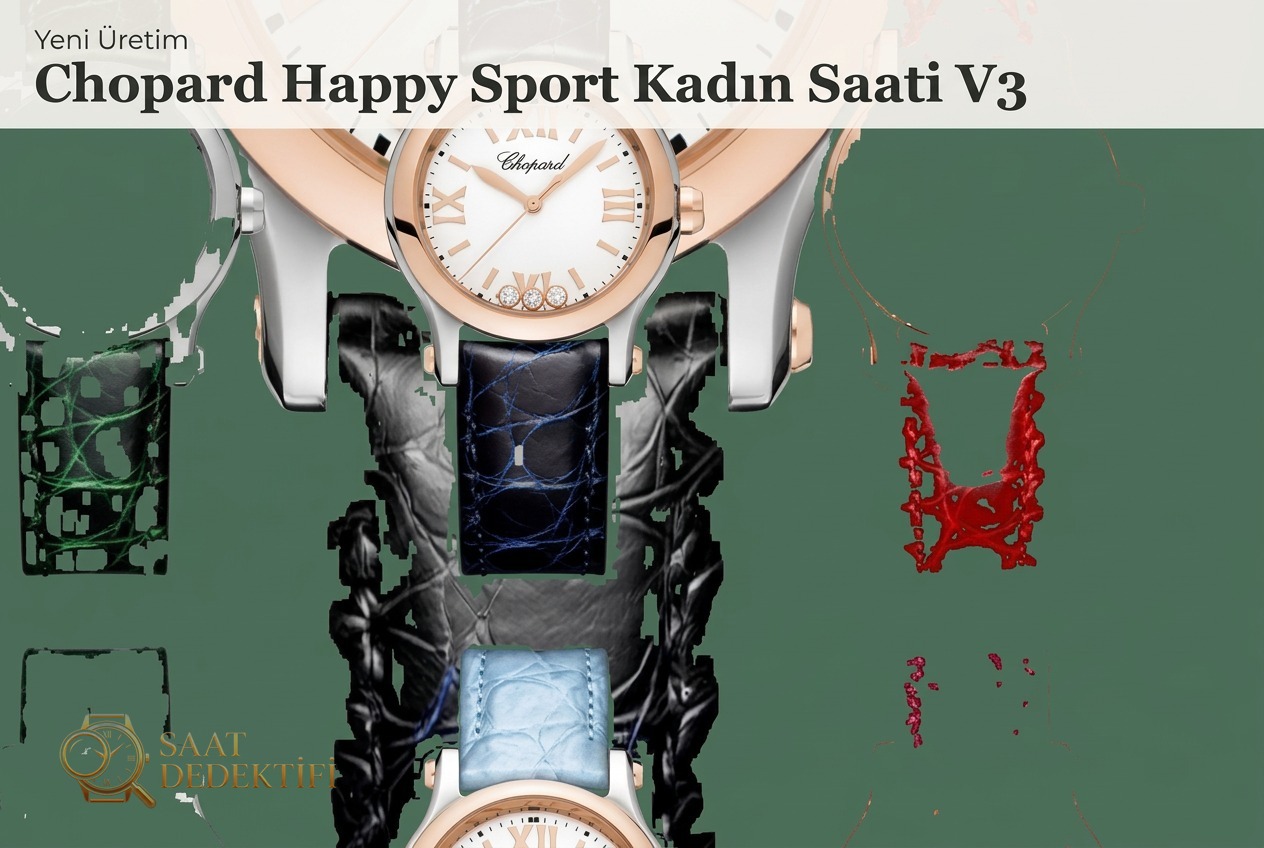 NR Factory Chopard Tanrıça Happy Sport Kol Saati V3 Yükseltilmiş Sürüm - ön görünüm