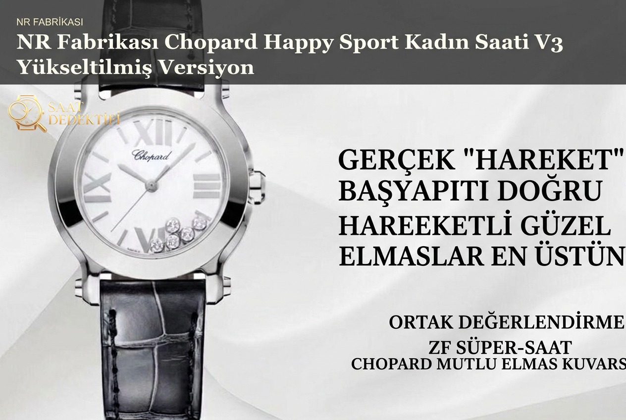 Chopard Replika Saat İncelemesi - Ön Görünüm ve Kasa Tasarımı