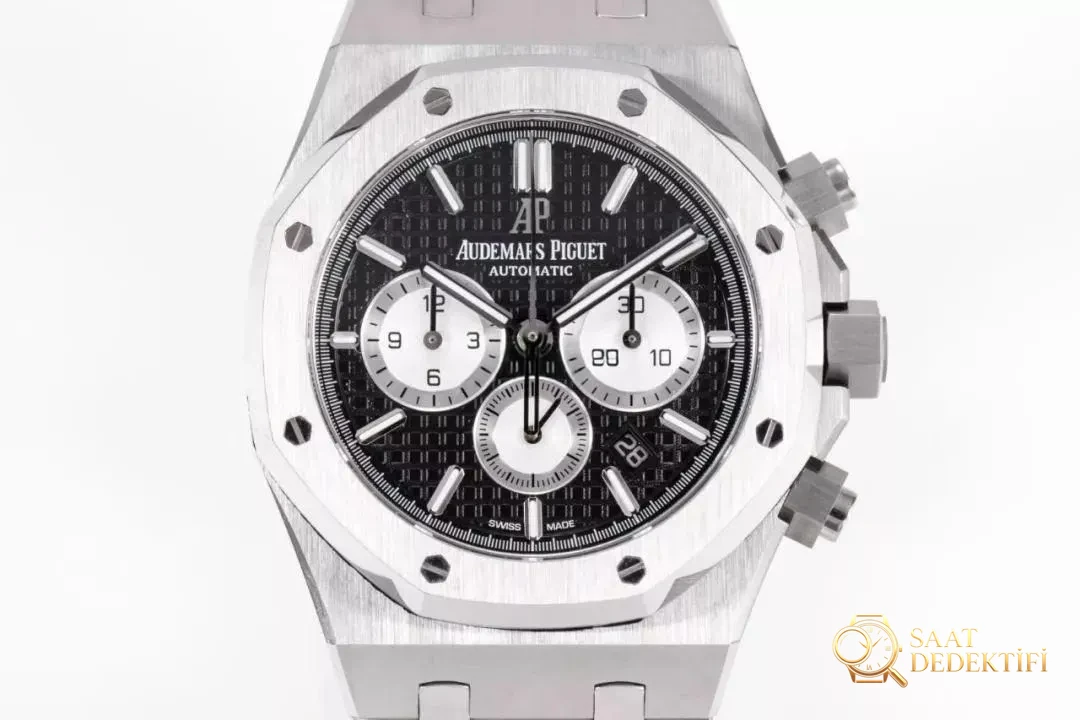 OM Factory Audemars Piguet Royal Oak Offshore Chronograph 26331ST replika saat: gerçek-replika karşılaştırması ve orijinal inceleme - Arka Kapak ve Mekanizma Detayı