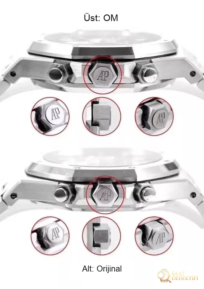 OM Factory Audemars Piguet Royal Oak Offshore Chronograph 26331ST replika saat: gerçek-replika karşılaştırması ve orijinal inceleme - Genel Açı ve Estetik Duruş