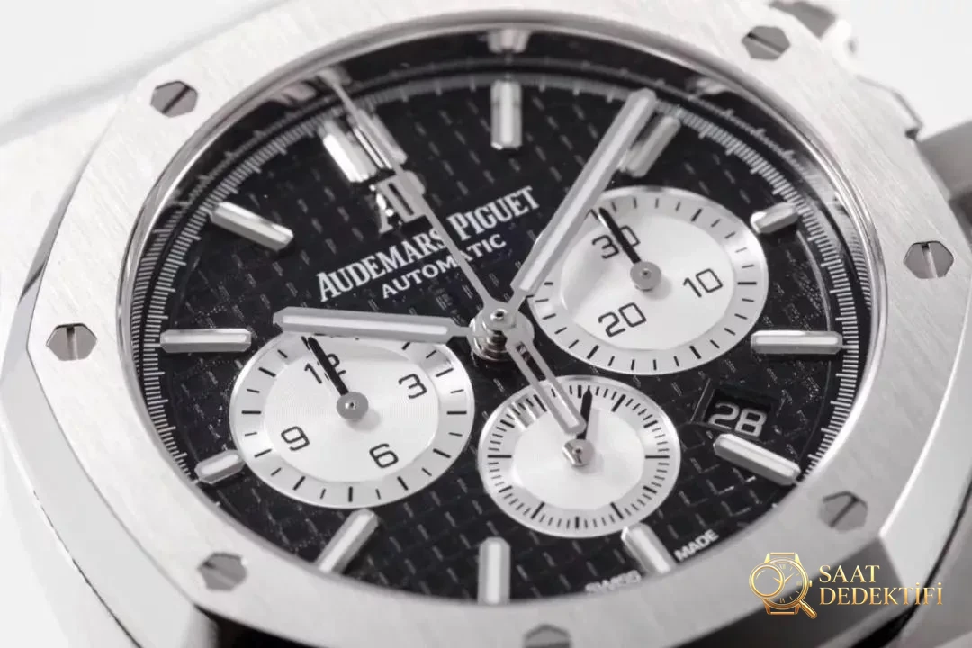 OM Factory Audemars Piguet Royal Oak Offshore Chronograph 26331ST replika saat: gerçek-replika karşılaştırması ve orijinal inceleme - Toka İçi Mikro Ayar Mekanizması