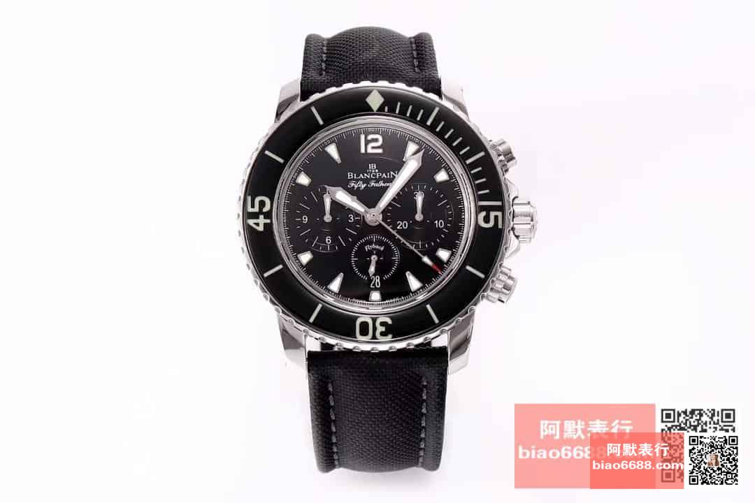 OM Factory Blancpain Fifty Fathoms 50 Fathoms kronograf serisi kol saati - dalış saatlerinin atası, gerçek-replika karşılaştırmalı inceleme — 16. fotoğraf