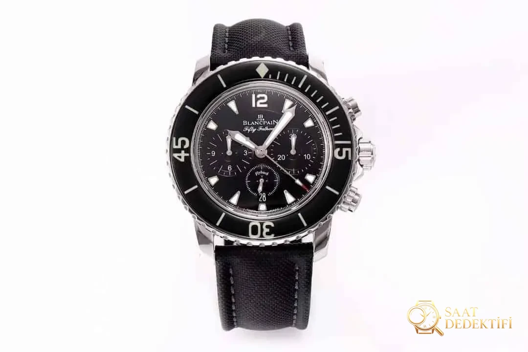 OM Factory Blancpain Fifty Fathoms 50 Fathoms kronograf serisi kol saati - dalış saatlerinin atası, gerçek-replika karşılaştırmalı inceleme - Toka İçi Mikro Ayar Mekanizması