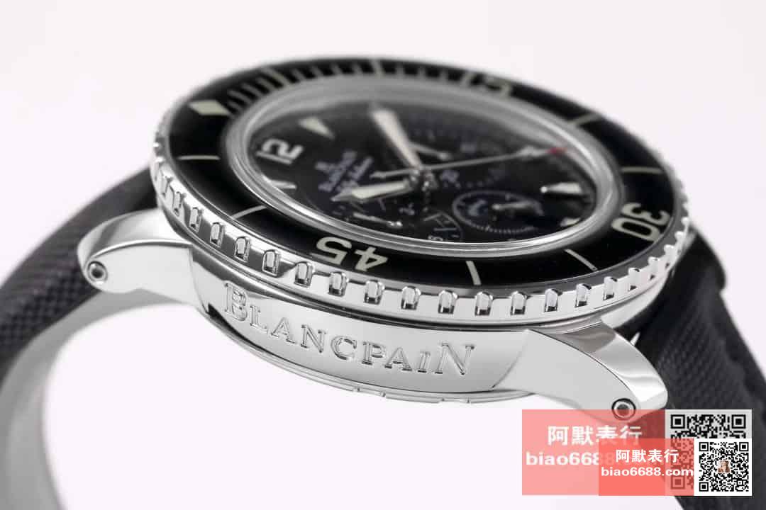 OM Factory Blancpain Fifty Fathoms 50 Fathoms kronograf serisi kol saati - dalış saatlerinin atası, gerçek-replika karşılaştırmalı inceleme — 20. fotoğraf