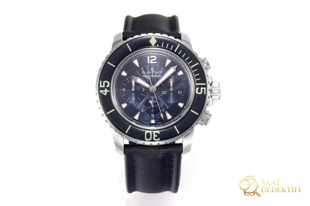 OM Factory Blancpain Fifty Fathoms 50 Fathoms kronograf serisi kol saati - dalış saatlerinin atası, gerçek-replika karşılaştırmalı inceleme - Balans Çarkı ve Zemberek Aksamı