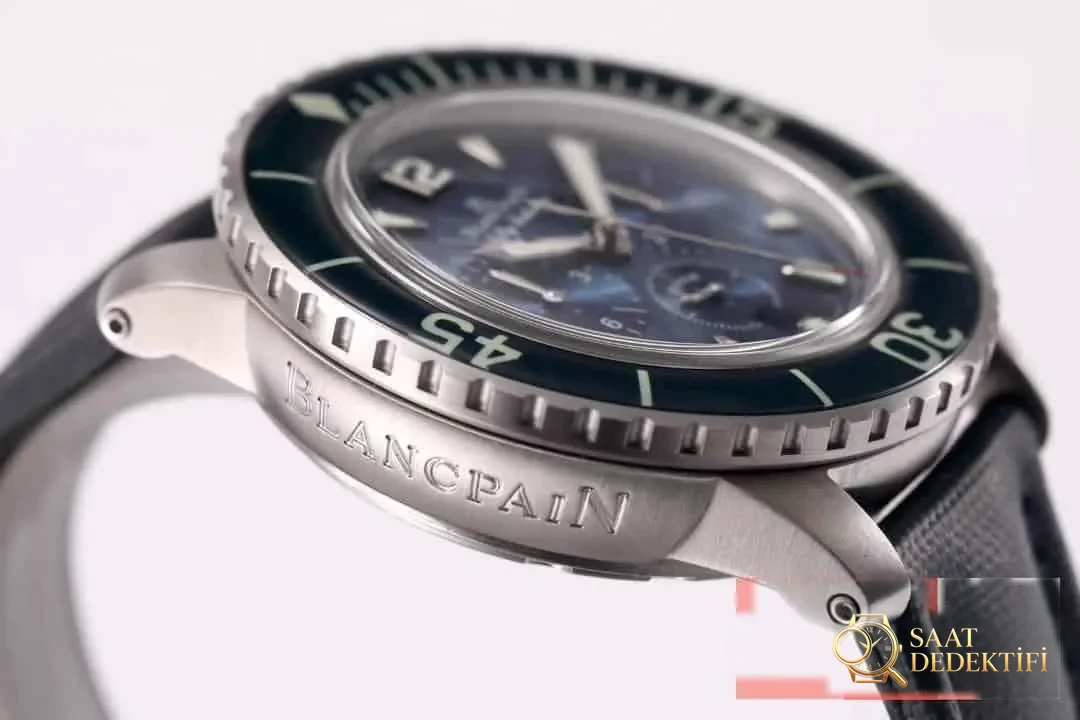 OM Factory Blancpain Fifty Fathoms 50 Fathoms kronograf serisi kol saati - dalış saatlerinin atası, gerçek-replika karşılaştırmalı inceleme - Kasa Ağırlık ve Denge Orantısı