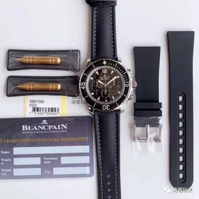 OM Factory Blancpain Fifty Fathoms 5085F çok fonksiyonlu dalış saati - orijinal karşılaştırmalı inceleme — 1. fotoğraf