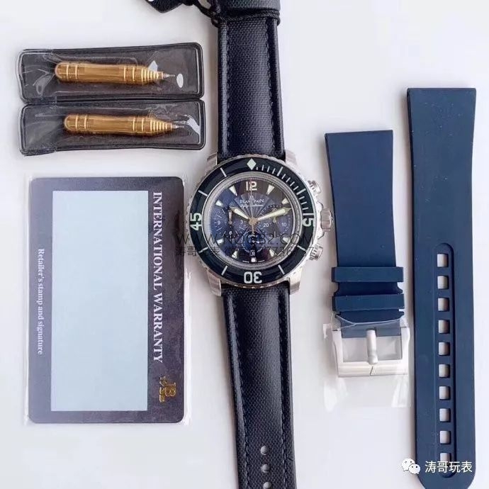 OM Factory Blancpain Fifty Fathoms 5085F çok fonksiyonlu dalış saati - orijinal karşılaştırmalı inceleme — 2. fotoğraf