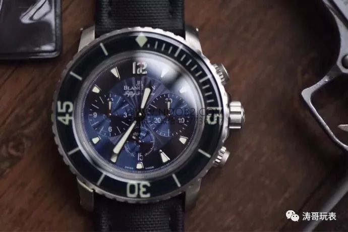 OM Factory Blancpain Fifty Fathoms 5085F çok fonksiyonlu dalış saati - orijinal karşılaştırmalı inceleme — 4. fotoğraf