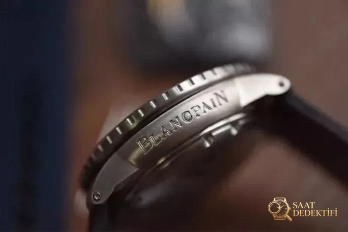 OM Factory Blancpain Fifty Fathoms 5085F çok fonksiyonlu dalış saati - orijinal karşılaştırmalı inceleme - Bilekte Duruş ve Kasa Orantısı