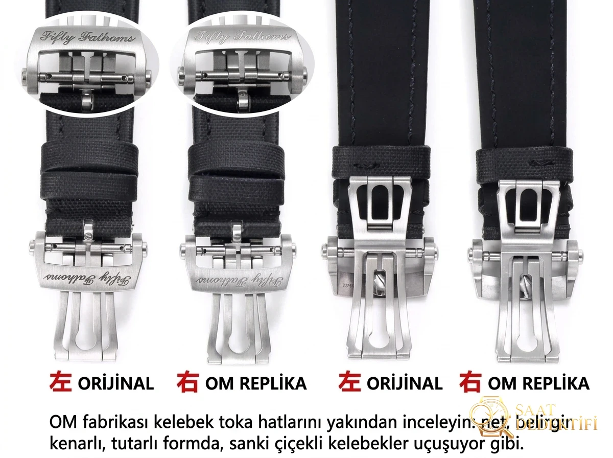 OM Factory Blancpain Fifty Fathoms 5085F çok fonksiyonlu dalış saati - orijinal karşılaştırmalı inceleme - Koleksiyon ve Vitrin Görünümü