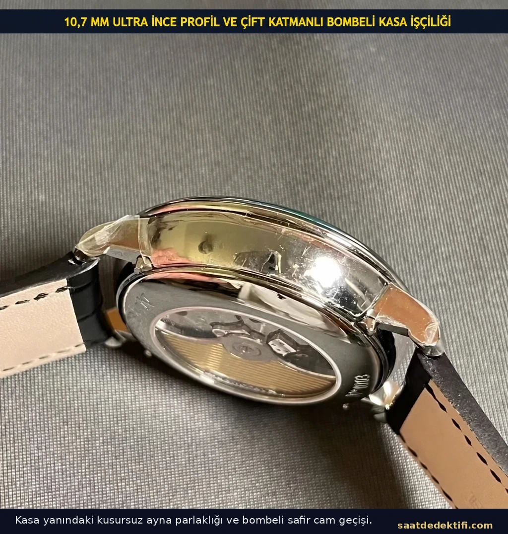 OM Factory Blancpain Villeret 6654 kasa yan profili ve bombeli safir cam geçişi