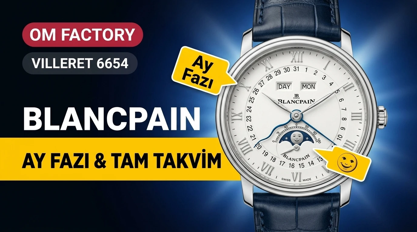 OM Factory Blancpain Villeret 6654 Testbericht: Mondphase und Serpentinen-Datumsgriff