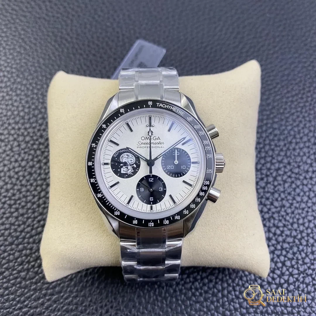 A Brief Look at the Workmanship of the OM Factory Omega Speedmaster Snoopy 50th Anniversary Model - Macro Dial and Index Workmanship