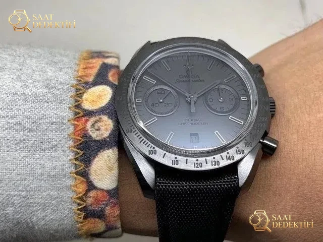 OM Factory Replica Omega Speedmaster Dark Side of the Moon “Black” Clone 9300 Mekanizmalı - Mekanizma Çark Dizilimi ve Taş Yatakları