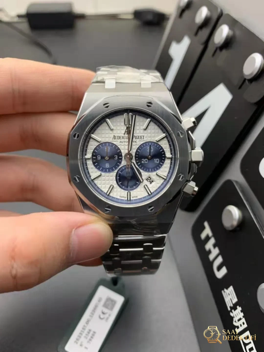 Replika Audemars Piguet Royal Oak Kronograf Beyaz