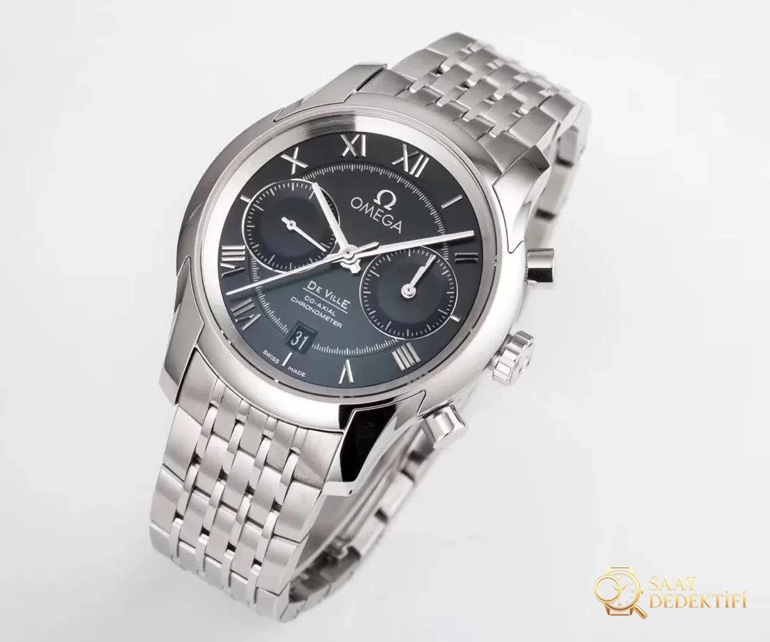 Réplique Omega De Ville Montre Cadran Noir