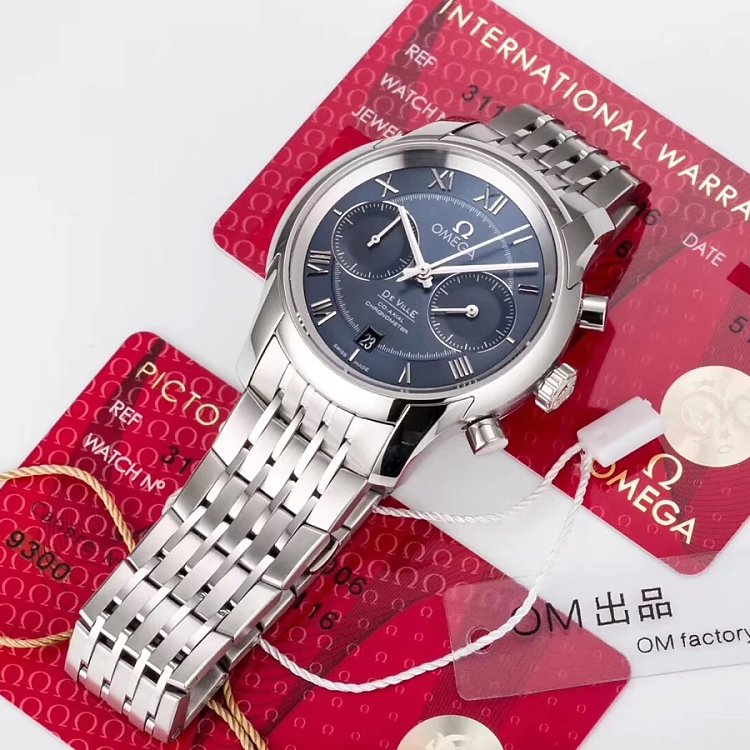 Replika Omega De Ville Mavi Kadran