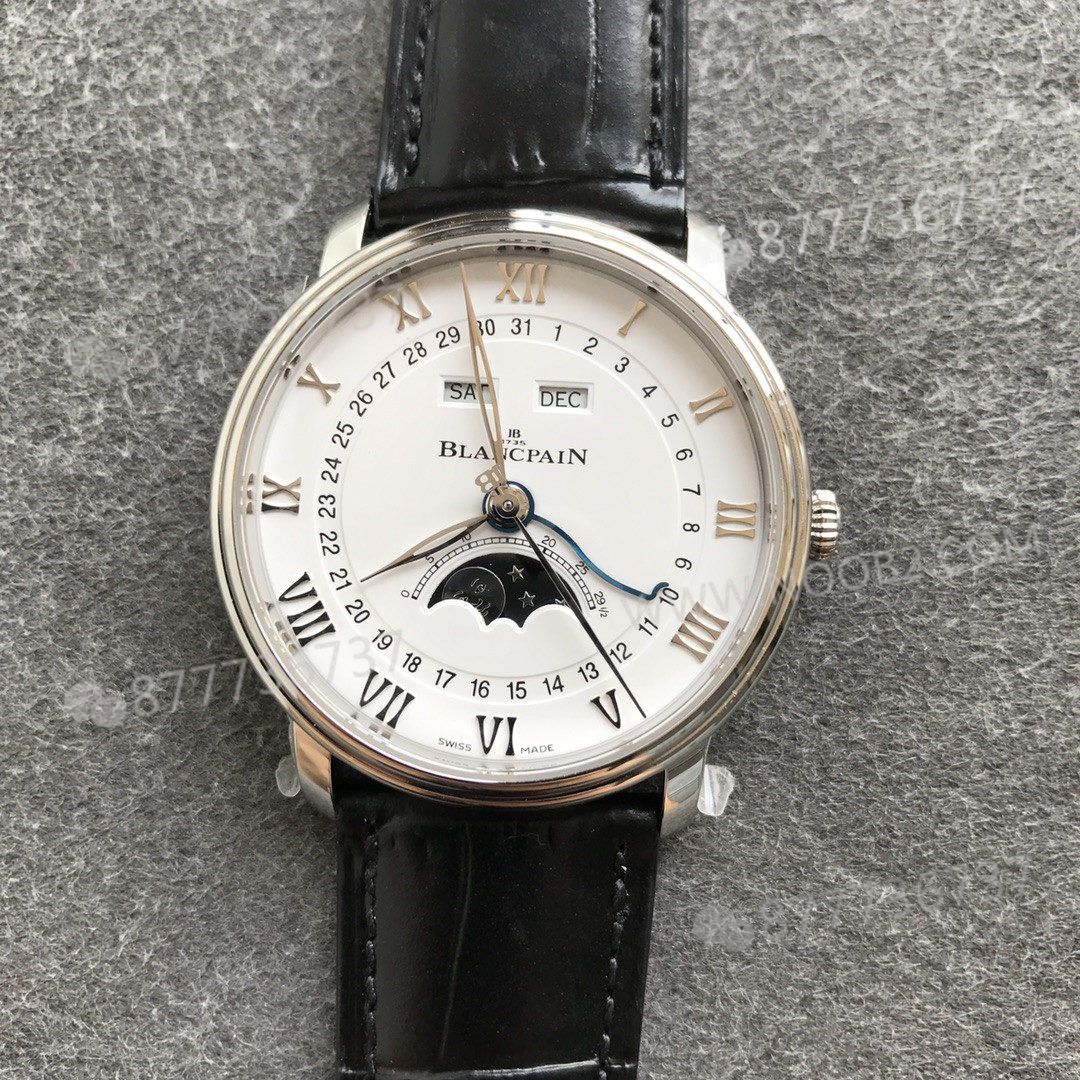 OM Factory V3 sürümü Blancpain 6654 tam takvim ay evreli saatte hangi noktalar geliştirildi? — 10. fotoğraf
