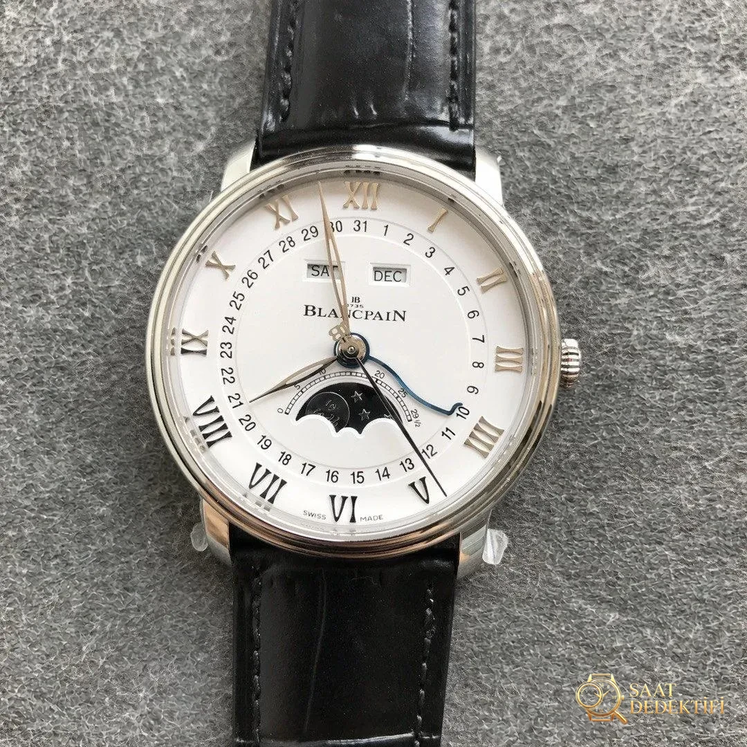 OM Factory V3 sürümü Blancpain 6654 tam takvim ay evreli saatte hangi noktalar geliştirildi? - Mekanizma Zemberek ve Balans Detayı