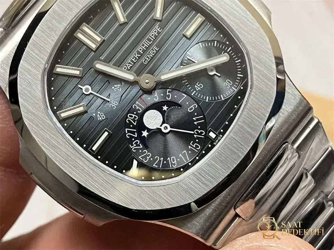 OME Factory Patek Philippe 5712 Nautilus tam modifiyeli, tek seferde bitmiş üst düzey versiyon - Klips Kilidi ve Lazer Damgalar