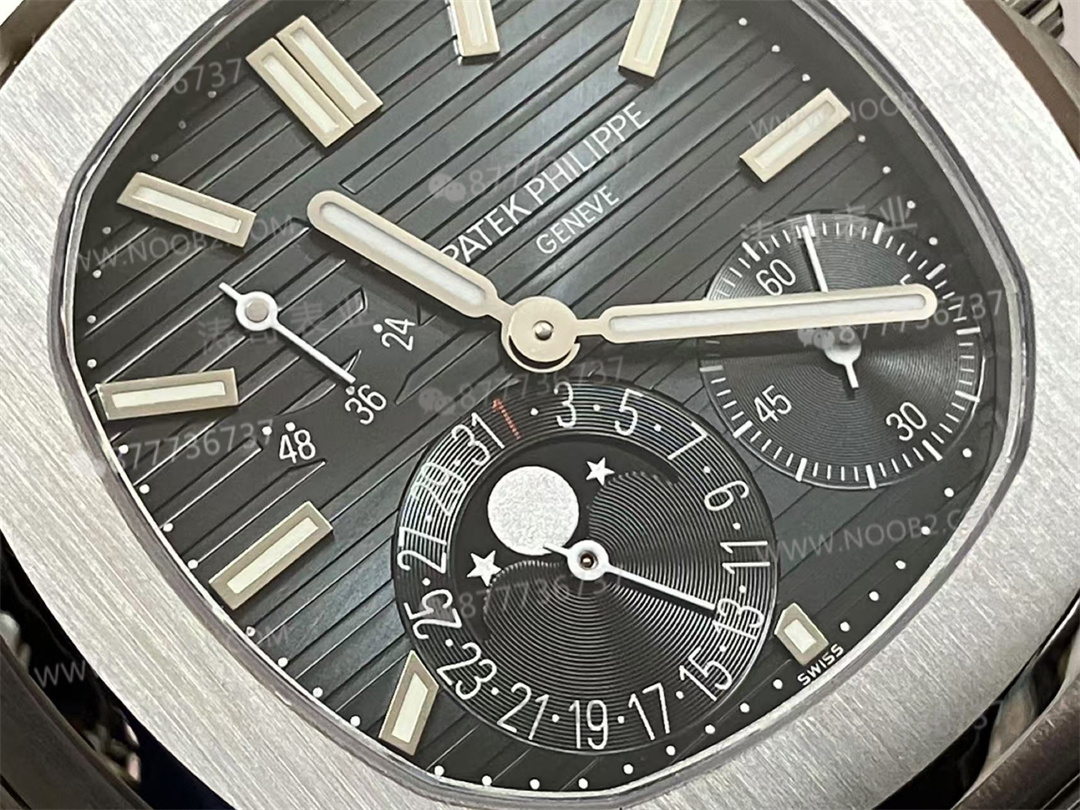 OME Factory Patek Philippe 5712 Nautilus tam modifiyeli, tek seferde bitmiş üst düzey versiyon — 9. fotoğraf