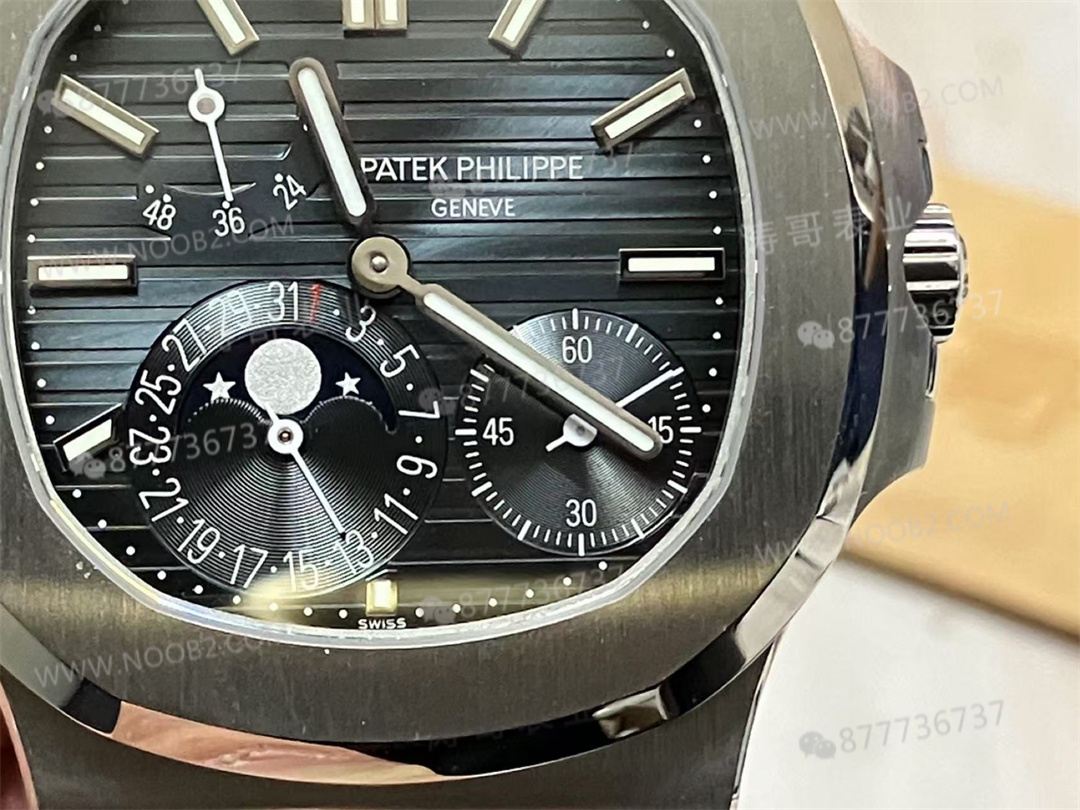 OME Factory Patek Philippe 5712 Nautilus tam modifiyeli, tek seferde bitmiş üst düzey versiyon — 10. fotoğraf