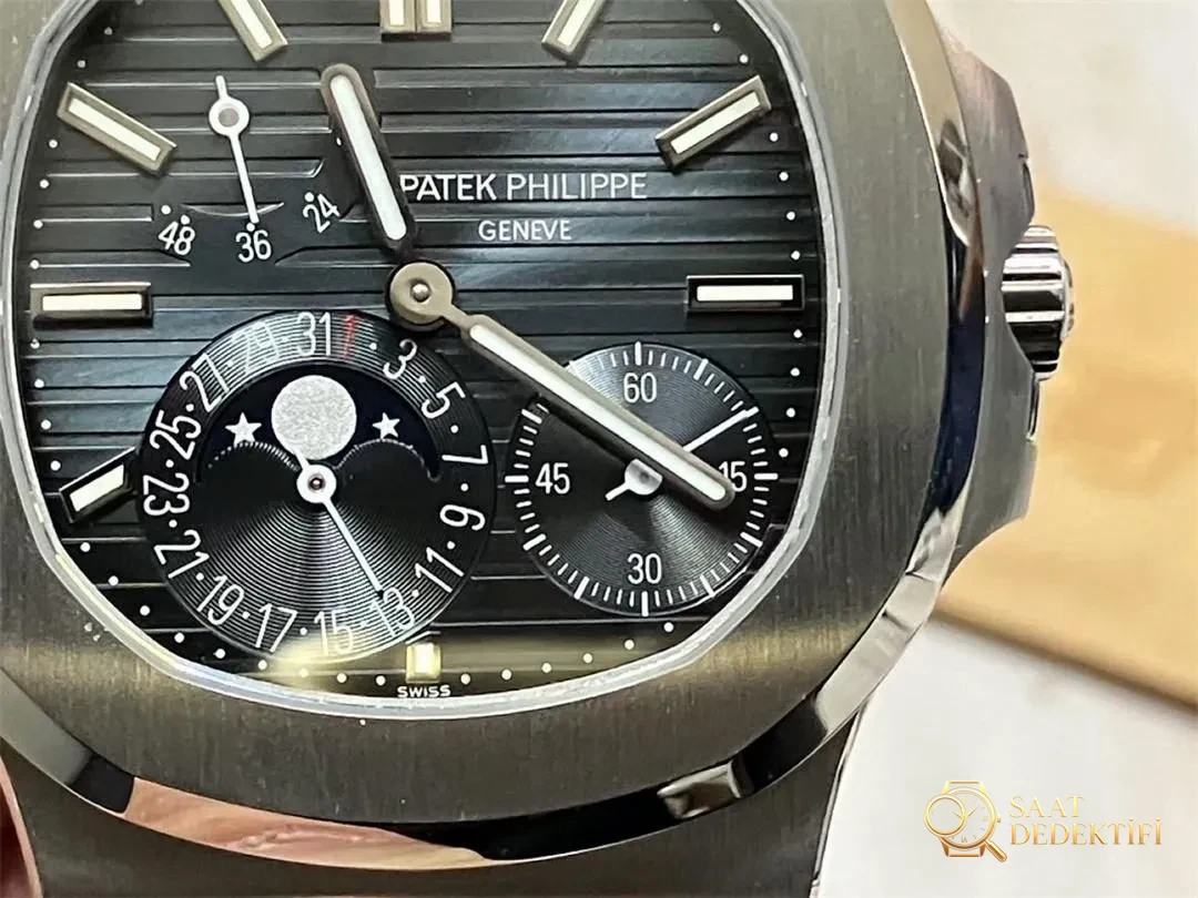 OME Factory Patek Philippe 5712 Nautilus tam modifiyeli, tek seferde bitmiş üst düzey versiyon - Mekanizma Zemberek ve Balans Detayı